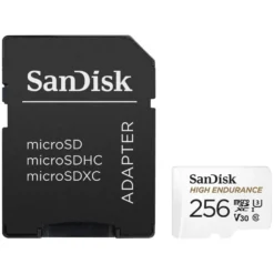 Sandisk High Endurance Micro-SD-kort 256 GB