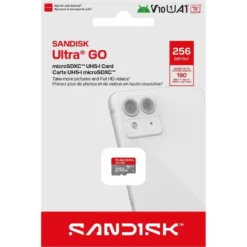 Sandisk microSD Ultra Go minnekort 256 GB – 190 MB/s
