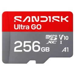 Sandisk microSD Ultra Go minnekort 256 GB – 190 MB/s