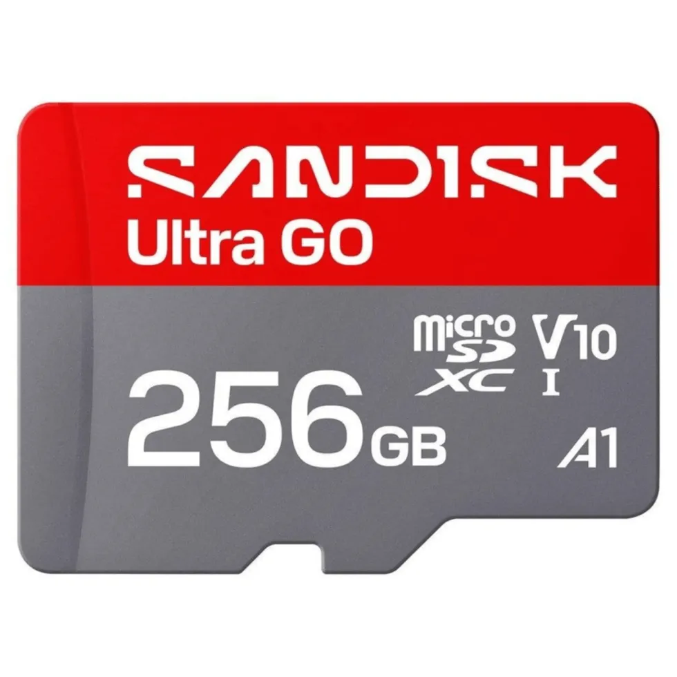 Sandisk microSD Ultra Go minnekort 256 GB – 190 MB/s