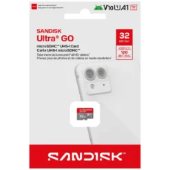Sandisk microSD Ultra Go minnekort 32 GB – 120 MB/s