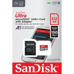 Sandisk Ultra Micro-SD-kort 512 GB SDXC