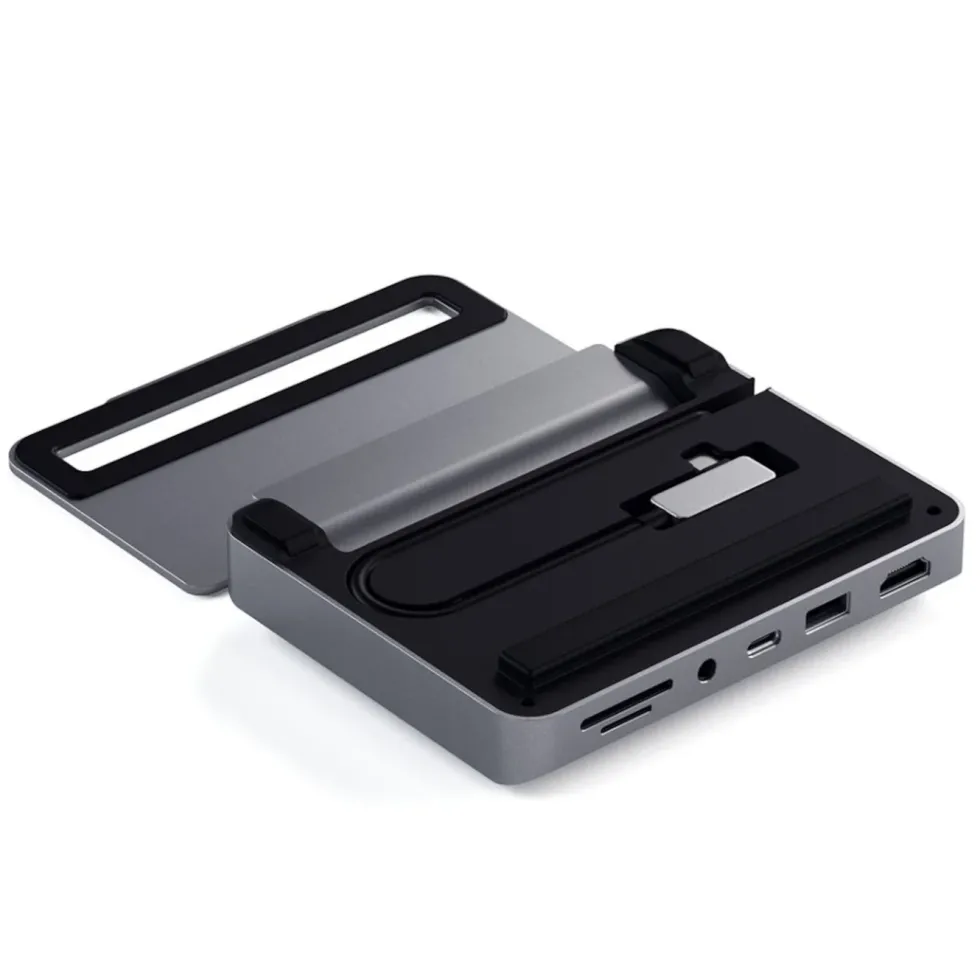 Satechi Aluminum Stand Hub for iPad Pro (2018 og nyere)
