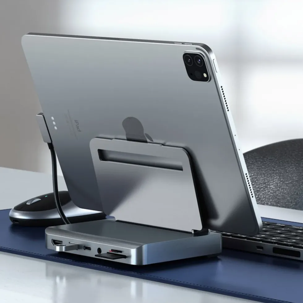 Satechi Aluminum Stand Hub for iPad Pro (2018 og nyere)