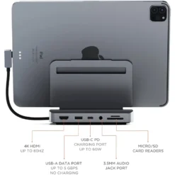 Satechi Aluminum Stand Hub for iPad Pro (2018 og nyere)