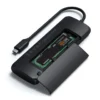 Satechi USB-C-multiadapter med SSD-plass Svart
