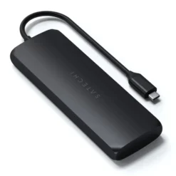 Satechi USB-C-multiadapter med SSD-plass Svart