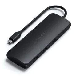 Satechi USB-C-multiadapter med SSD-plass Svart
