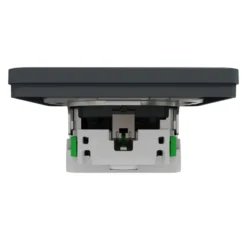 Schneider Electric Exxact Jordet vegguttak med USB-porter Svart
