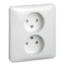 Schneider Electric Exxact Ujordet stikkontakt 2-veis – Innfelt