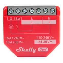 Shelly 1PM Gen4 smart strømbrytermodul