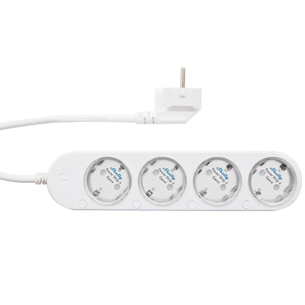 Shelly Power Strip 4 Gen4 Hvit