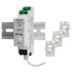 Shelly Pro 3EM Energimåler 120 A
