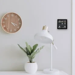Shelly Wall Display Kontrollskjerm med Wifi Svart