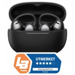 Shokz OpenDots One – trådløse åpne clip-on-hodetelefoner Svart