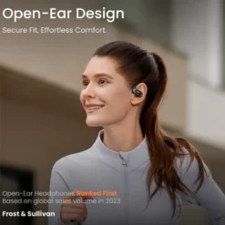Shokz OpenFit Air Trådløse hodetelefoner Svart