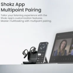 Shokz OpenFit Air Trådløse hodetelefoner Svart