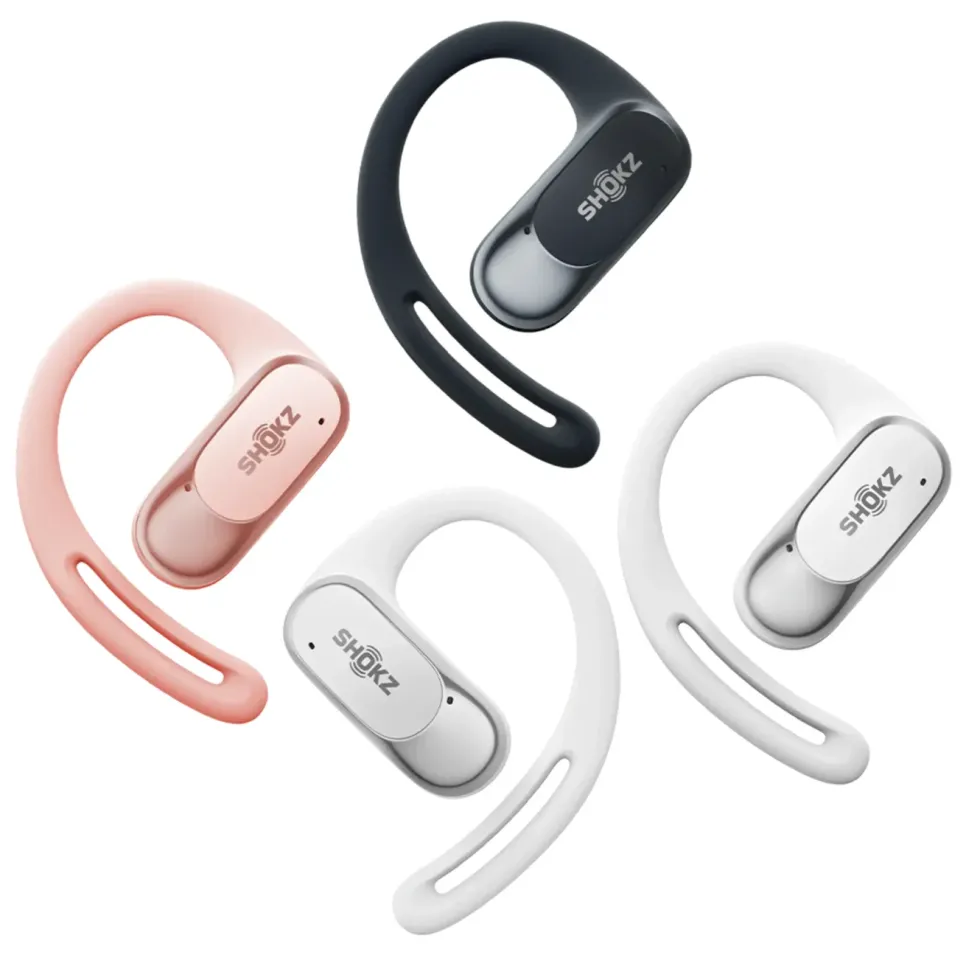 Shokz OpenFit Air Trådløse hodetelefoner Hvit