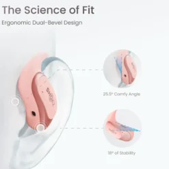 Shokz OpenFit Air Trådløse hodetelefoner Rosa