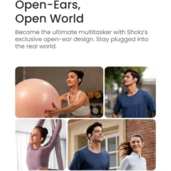 Shokz OpenFit Air Trådløse hodetelefoner Rosa