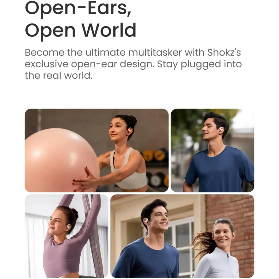 Shokz OpenFit Air Trådløse hodetelefoner Rosa