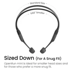 Shokz OpenRun Mini Trådløse hodetelefoner med USB-C