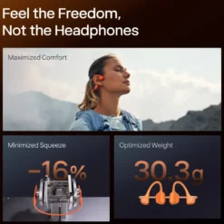 Shokz OpenRun Pro 2 Mini Trådløse hodetelefoner Oransje