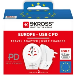 Skross Jordet reiseadapter PD - universal til Norge
