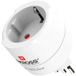 Skross Jordet reiseadapter - Sveits, Italia og Brasil