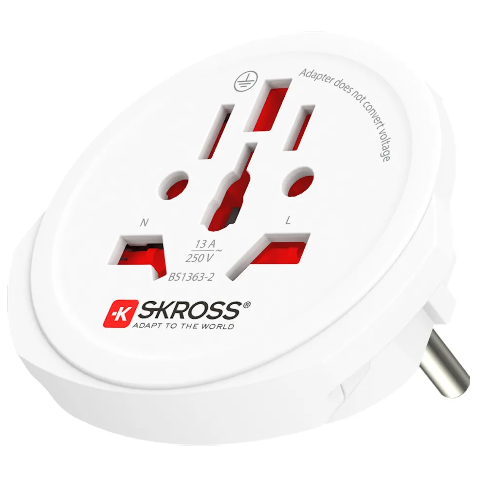 Skross Jordet universalreiseadapter til Norge
