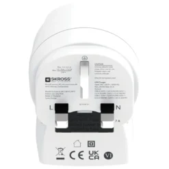 Skross Reiseadapter Europa til UK USB AC PD 20W