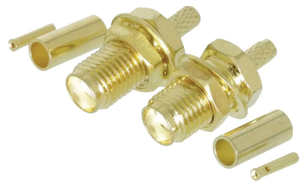 SMA-hunnkontakt for krymping – 2-pk.