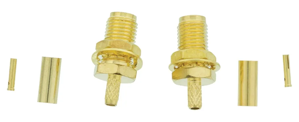 SMA-hunnkontakt for krymping – 2-pk.