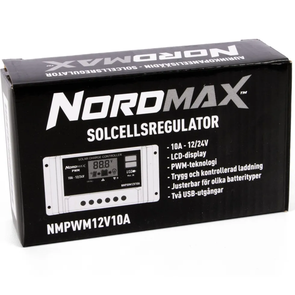 Solcelleregulator 10 A
