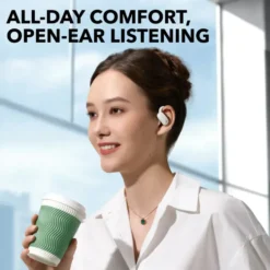 Soundcore AeroFit 2 Open-Ear-hodetelefoner Hvit