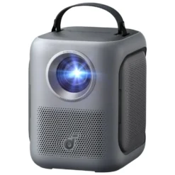 Soundcore P1i smart portabel projektor med vendbare høyttalere Svart
