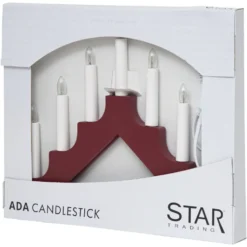 Star Trading Adventsstake med 7 armer Rød
