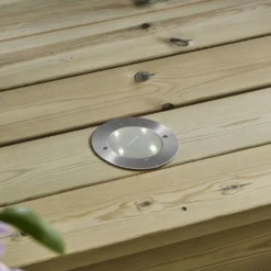 Star Trading Solcellsspotlight Decklight Sølv