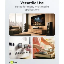 Stereo RCA-kabel 2 m