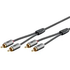 Stereo RCA-kabel 1 m
