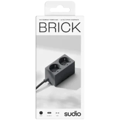 Sudio Brick grenuttak med GaN-lading 30 W Svart