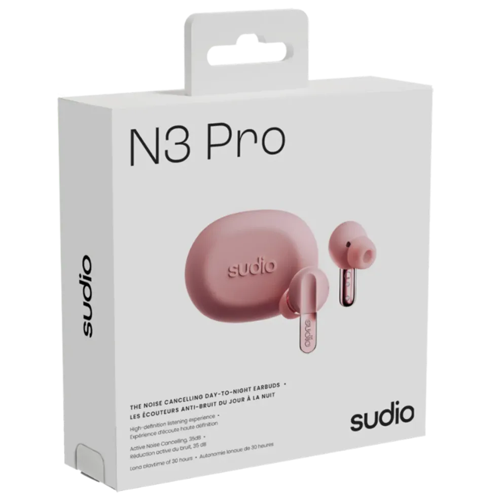 Sudio N3 Pro Day-To-Night in-ear hodetelefoner Rosa