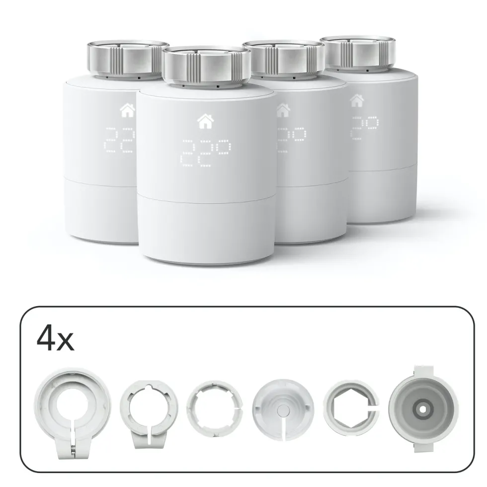 tado Ekstra termostat til Radiator V3+ 4-pk.
