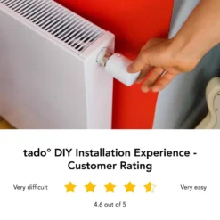 tado Ekstra termostat til Radiator V3+ 1-pk.