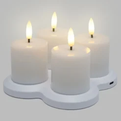 Telys LED oppladbare 4-pk.