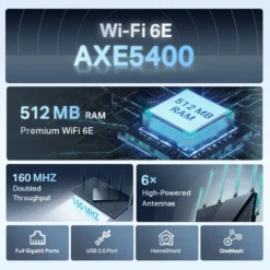TP-Link Archer AXE75 Ruter med Wifi 6E