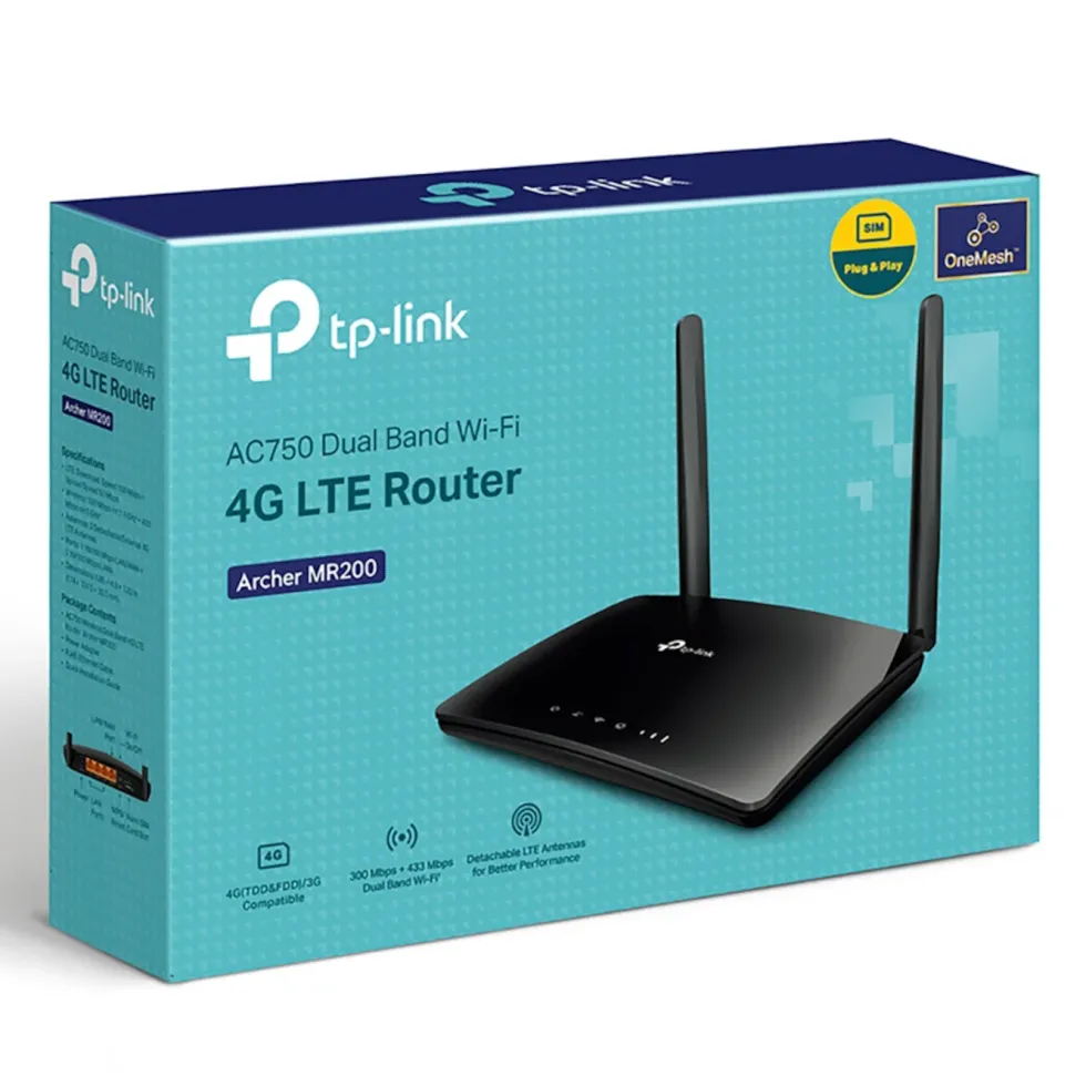 TP-Link Archer MR200 4G-ruter AC750