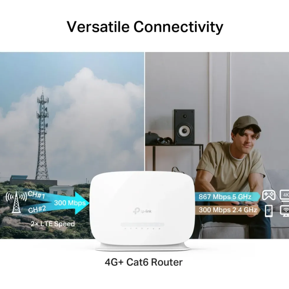 TP-Link Archer MR515 4G+-ruter AC1200