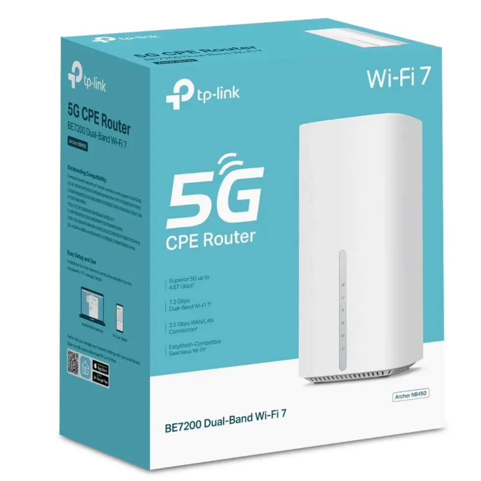 TP-Link Archer NB450 5G Wi-Fi 7-ruter