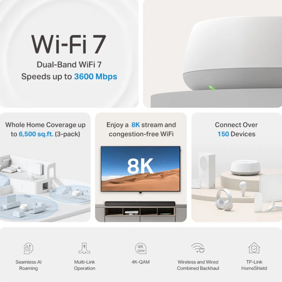 TP-Link Deco BE22 BE3600 Wifi 7 mesh-system